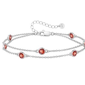 925 Silver Bracelet With Birthstone